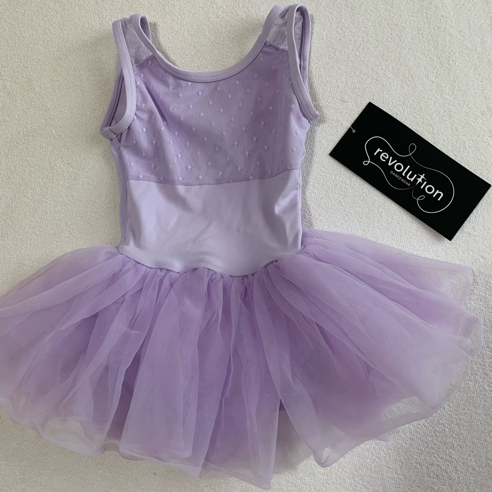 Revolution Lilac Mesh Tank dress for Toddlers.